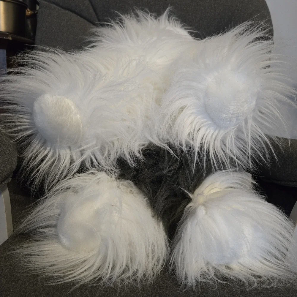 Vintage Old English Sheepdog‎ Plush Large America Wego Realistic Clean Euc
